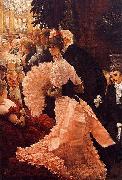 James Tissot A Woman of Ambition (Political Woman) also known as The Reception oil painting artist